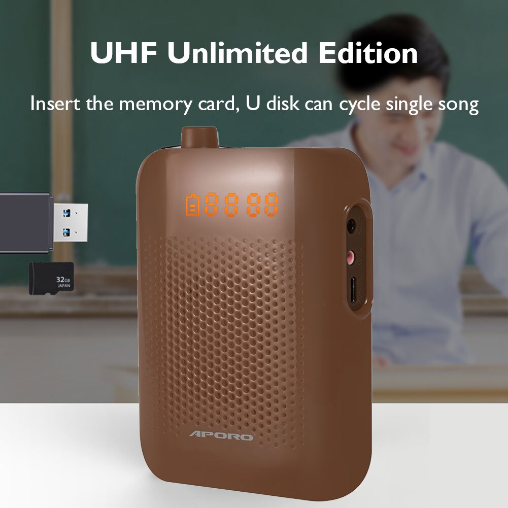 Megaphone Speaker Bluetooth Loudspeaker Microphone Voice Amplifier Booster for Teaching Tour Guide Sales