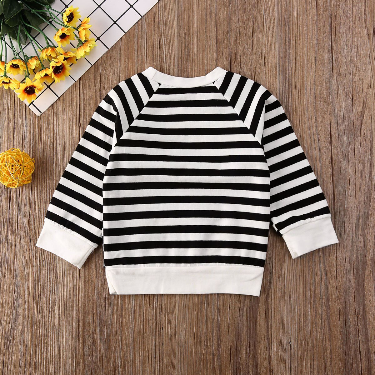 Vêtements d'automne et d'hiver pour bébés | Haut rayé, pour bébés garçons et filles de 6M-4Y, pull à manches longues, une pièce, 2 couleurs
