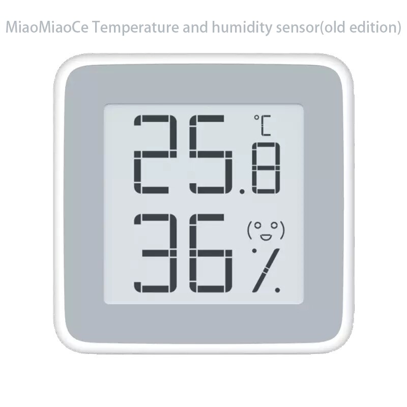 Producto en oferta, Original Xiaomi Mijia MiaoMiaoCe BT4.0, inalámbrico, eléctrico inteligente Digital, interior e higrómetro de exterior, reloj con terómetro: MiaoMiaoCe Sensor