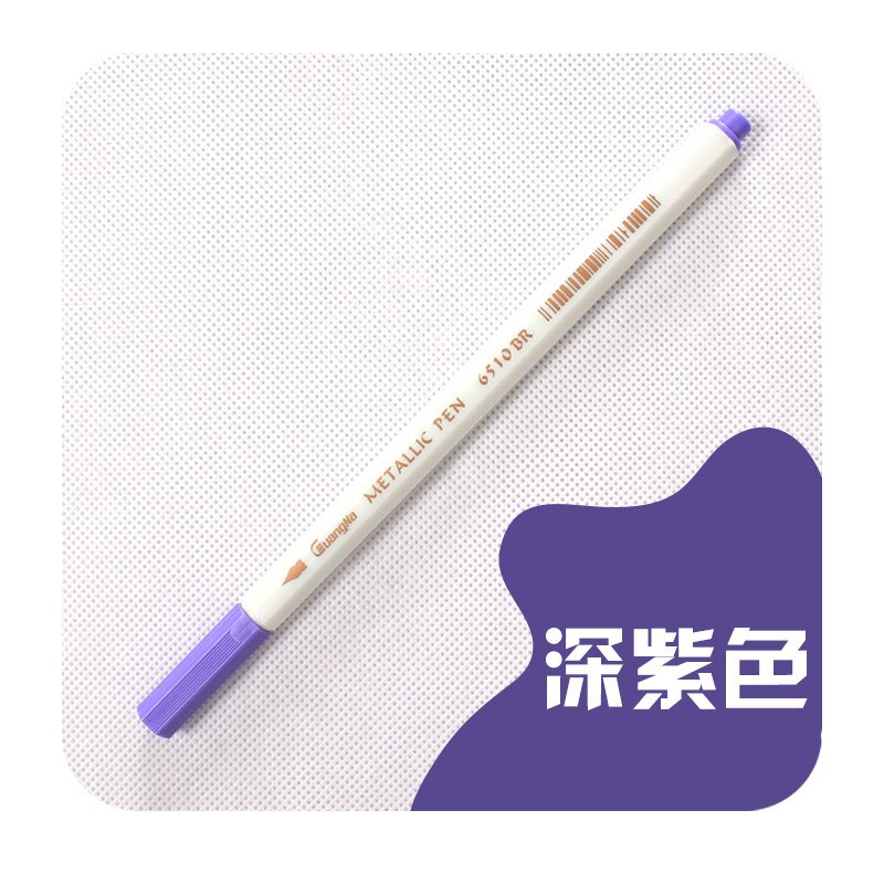 Rotuladores metálicos para dibujo y caligrafía, rotuladores artísticos de Anime para dibujo, suministros escolares y de oficina, 20 colores: 18