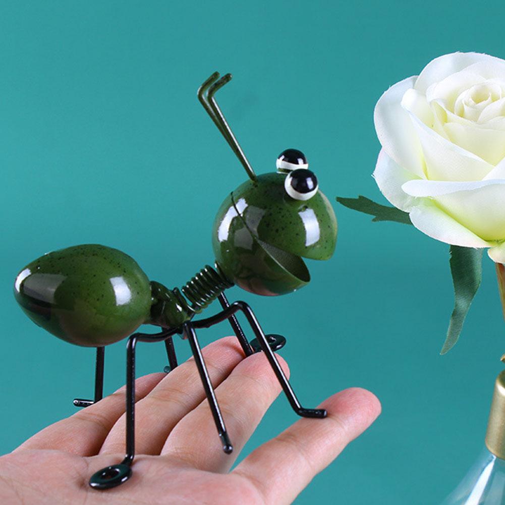 Metall Ameise Hausgarten Dekoration, Zaun Rasen Schlafzimmer Wohnzimmer Hängende Wanddekoration, 3D Skulptur Ameisen Kunst Dekoration Ornament
