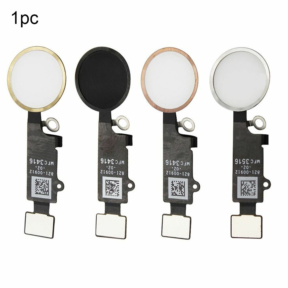 Flexkabel mobiele telefoon onderdeel complete vervanging reparatie sleutel pakking elektron home knop montage duurzaam reserveonderdeel voor iphone 7/8
