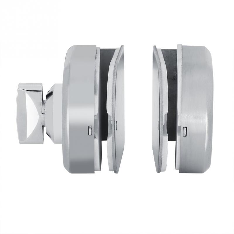 Stainless Steel Glass Door Lock 10~12mm Rotary Knob Open/Close Home Hotel Bathroom Use For Frameless Glass Door Inner Core