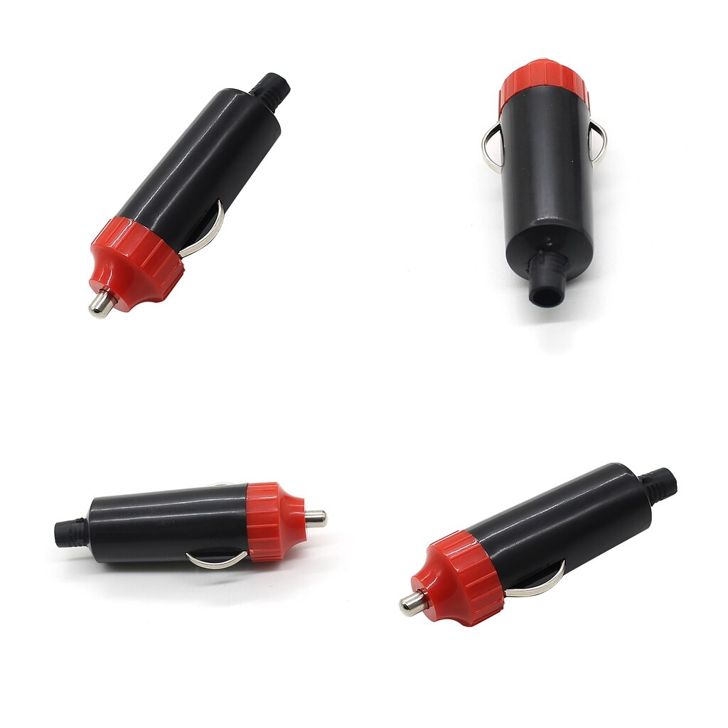 DC12V 10A Car Vehicle Power Source Male Cigarette Lighter Accessory Plug Adapter Socket Connection