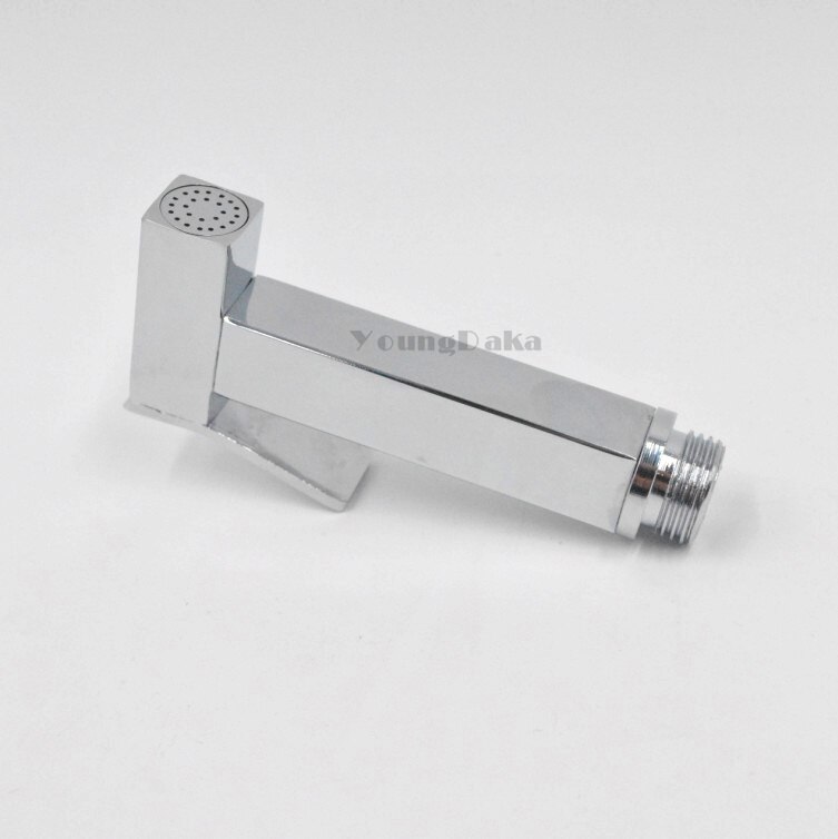 Mini Hand held Bidet Shower Sprayer Faucet Needn't Punch Toilet Jet Cleaner Portable Shattaf High Pressure Brass Corner Valve
