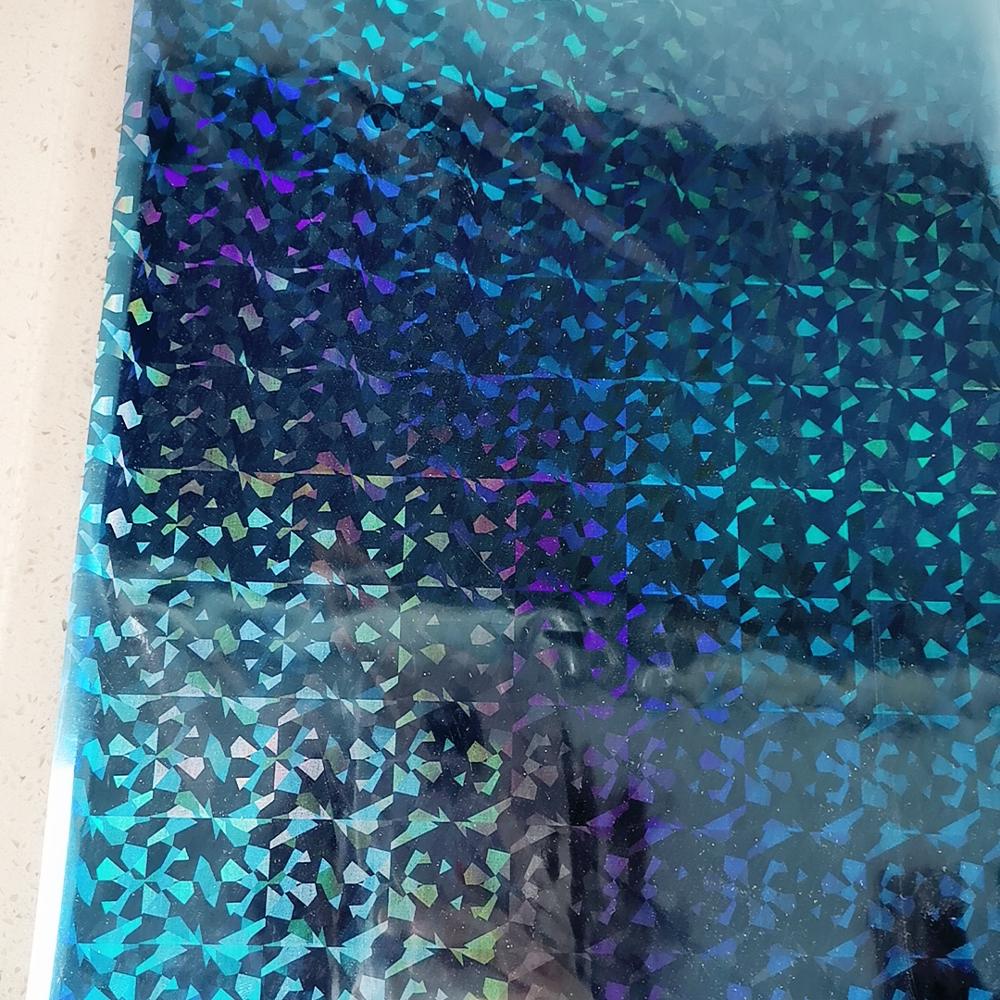 Heißprägefolie Papier Laminator Laminieren Transfere auf Eleganz Drucker Handwerk 50Stck 20x29Cm A4 Gebrochen Gläser blau