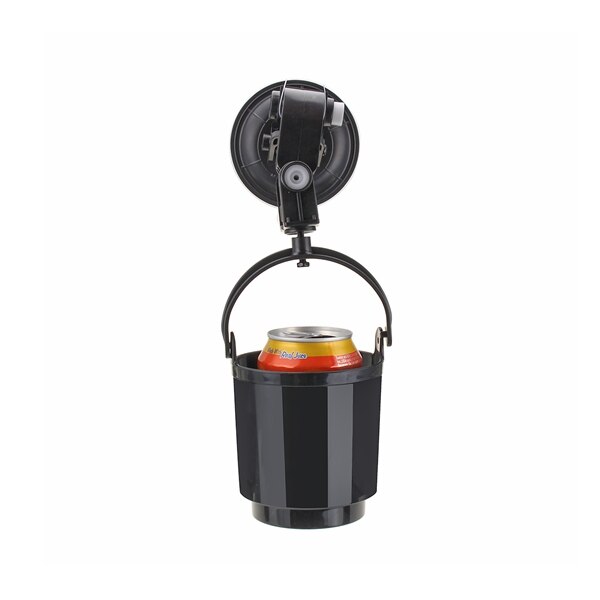 Zwarte autoruit verstelbare zuignap auto bekerhouder drankhouder: 1pc