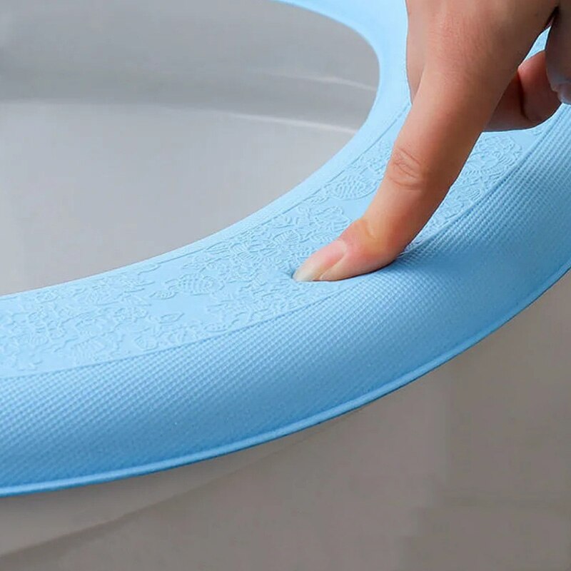 Zachte Eva Wc Cover Seat Waterpoof Badkamer Deksel Cover Kussen Herbruikbare Universele Toilet Kussen Closestool Wc Mat Set