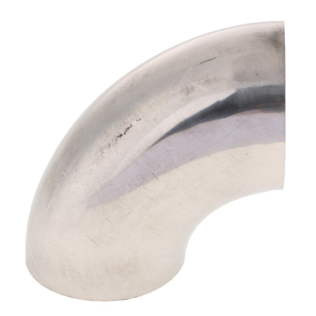 201 Stainless Steel 90Degree Bendable Elbow Weldable Exhaust Pipe Universal