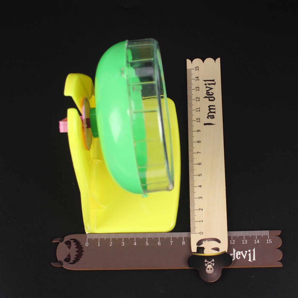 PipiFren Hamster Running Wheel Toy Gerbil Rat Running Exercise Jogging Wheel Plastic Hamster Running Wheel Random Color 11cm