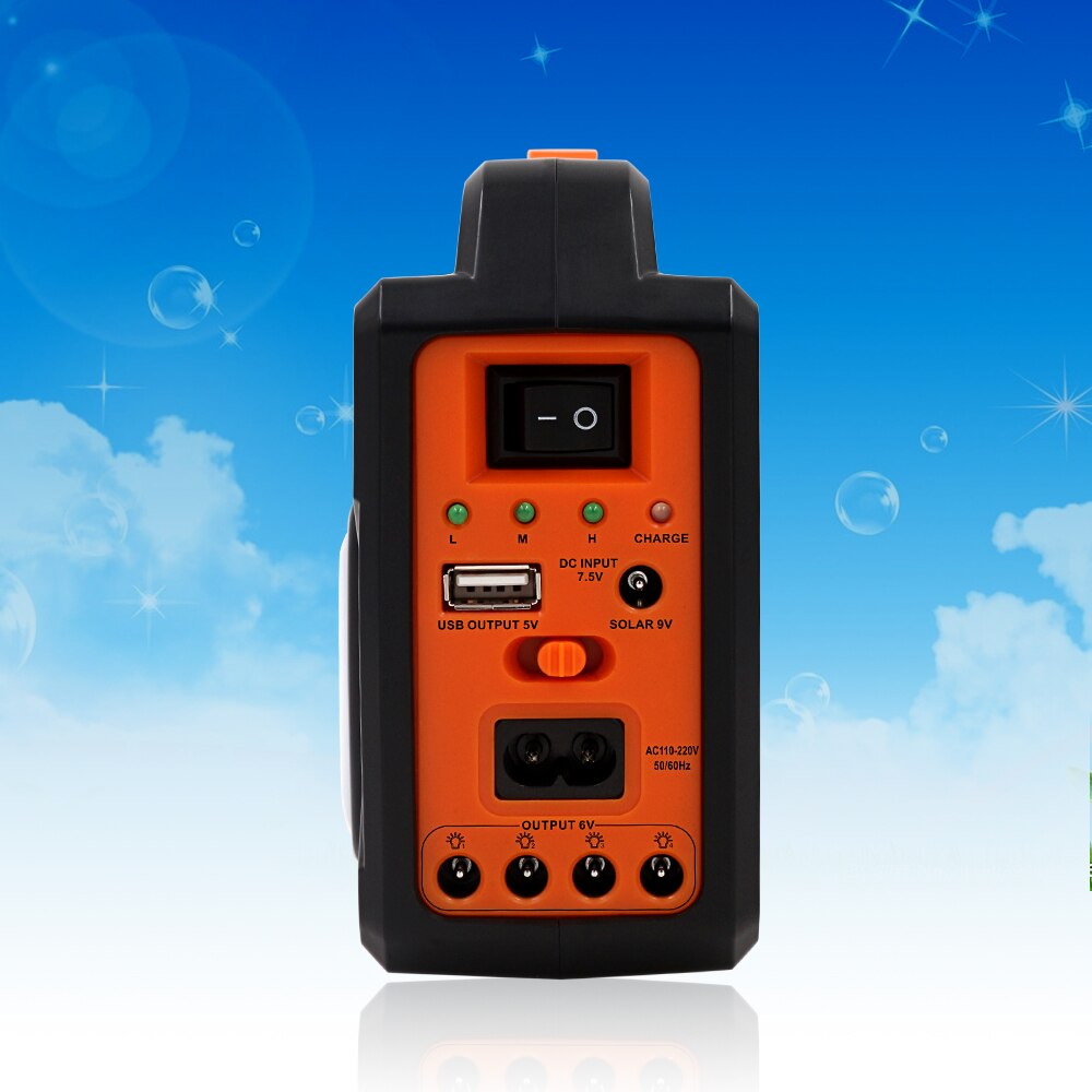 Power Mini Draagbare Zonne-energie Verlichting Systeem Met Lithium Batterij En Zonnepaneel En Lampen