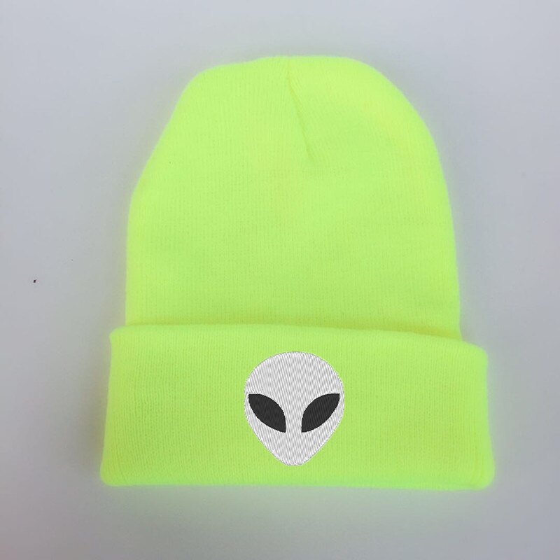 Alien kostuum baby hoed fotografie rekwisiet hoed cartoon pet gopro superheld schedel ufo hoed voor jongens en meisjes winter accessoire: Goud