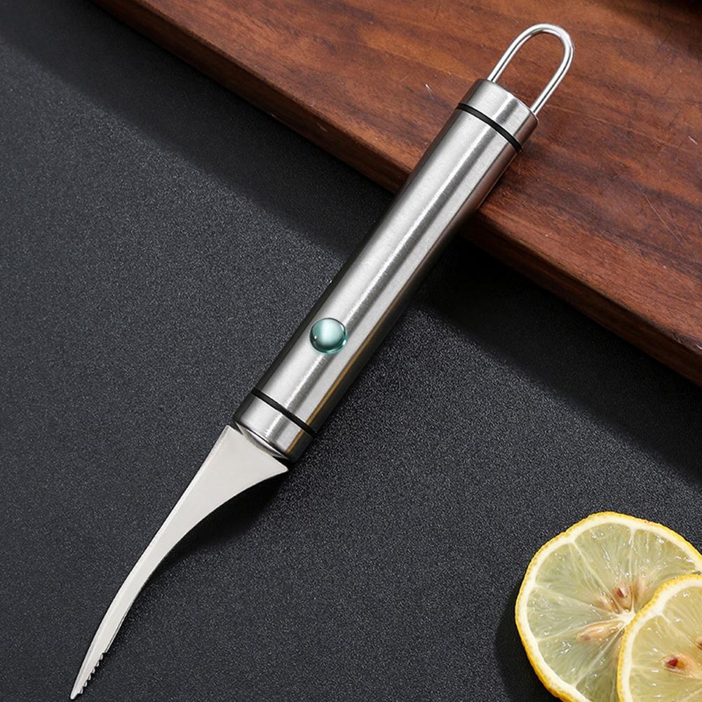 Stainless Steel Shrimp Opener To Shrimp Line Clean Up Shrimp Line Fish Belly Knife Open Shrimp Knife Peeler Shrimp Kitchen Tool