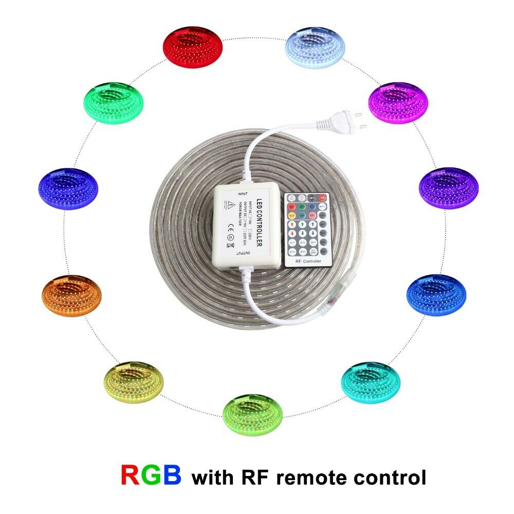 Input AC 220v-240V RF RGB controller 28 Key Remote led controller for high power 5050 220V RGB led strip