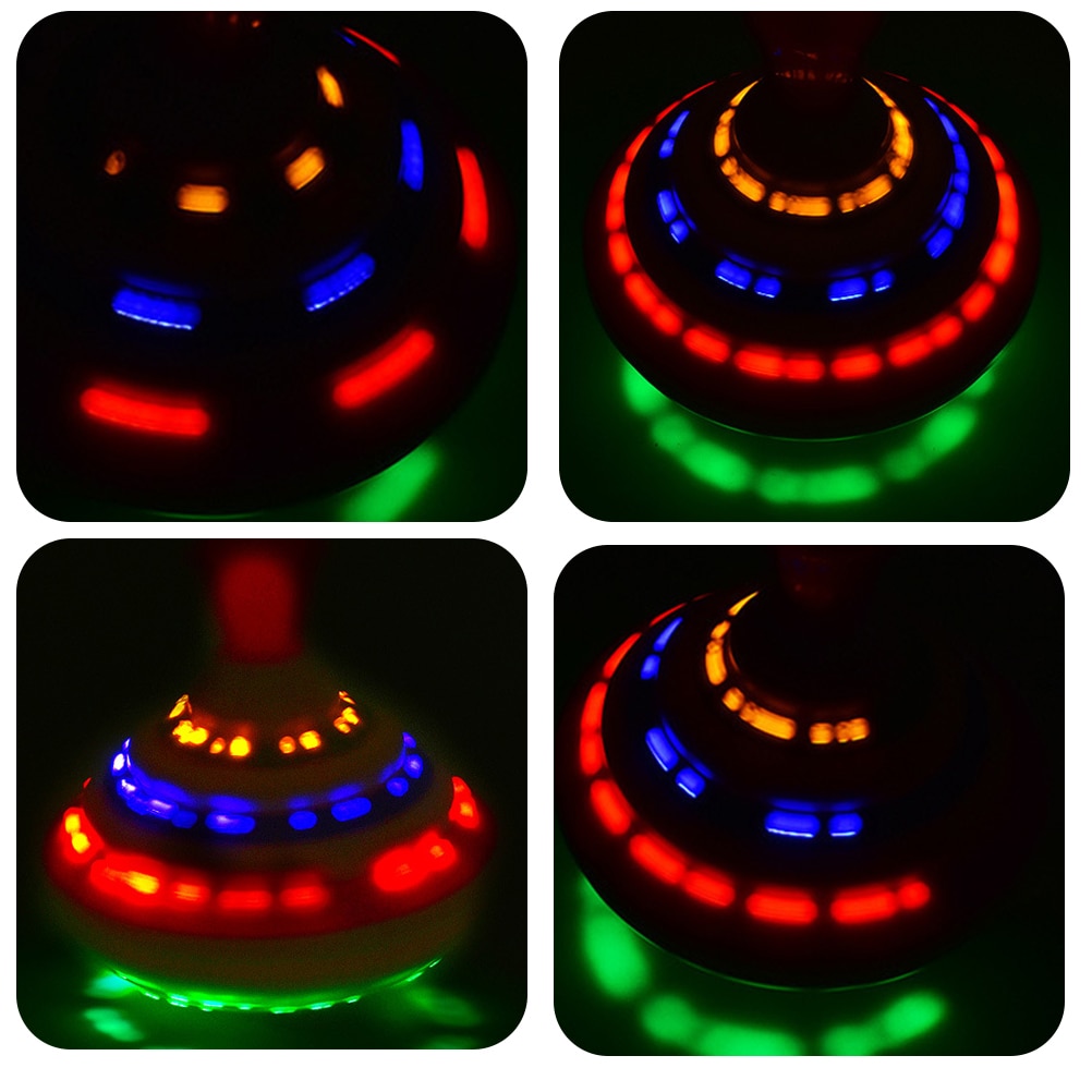 Push Down Tol Speelgoed Met LED En Muziek Peg-Top Hand Spinning Gyro Speelgoed Voor Kids jongen Klassieke Elektrische Speelgoed #20