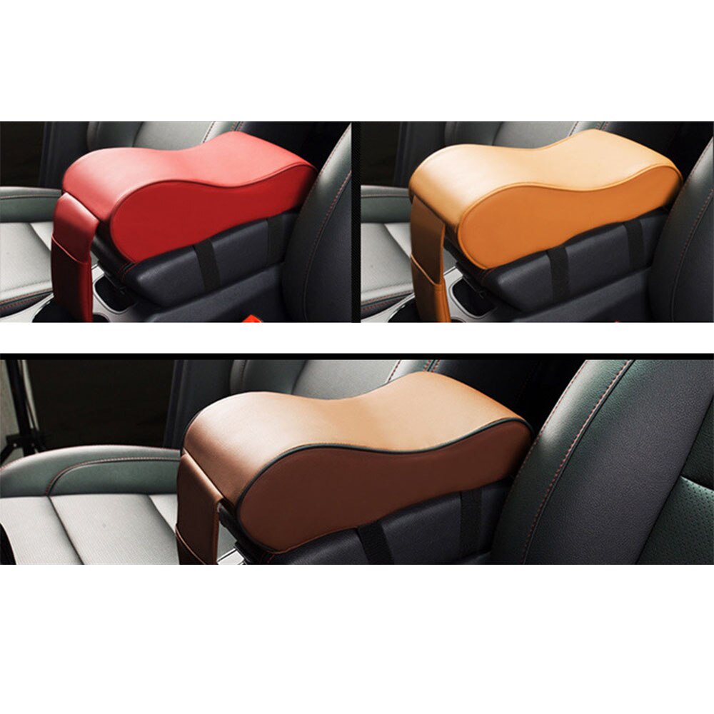 Universal Leather Car Armrests Pad Auto Armrest Car Center Console Arm Rest Seat Box Pad Vehicle Protective Car Styling