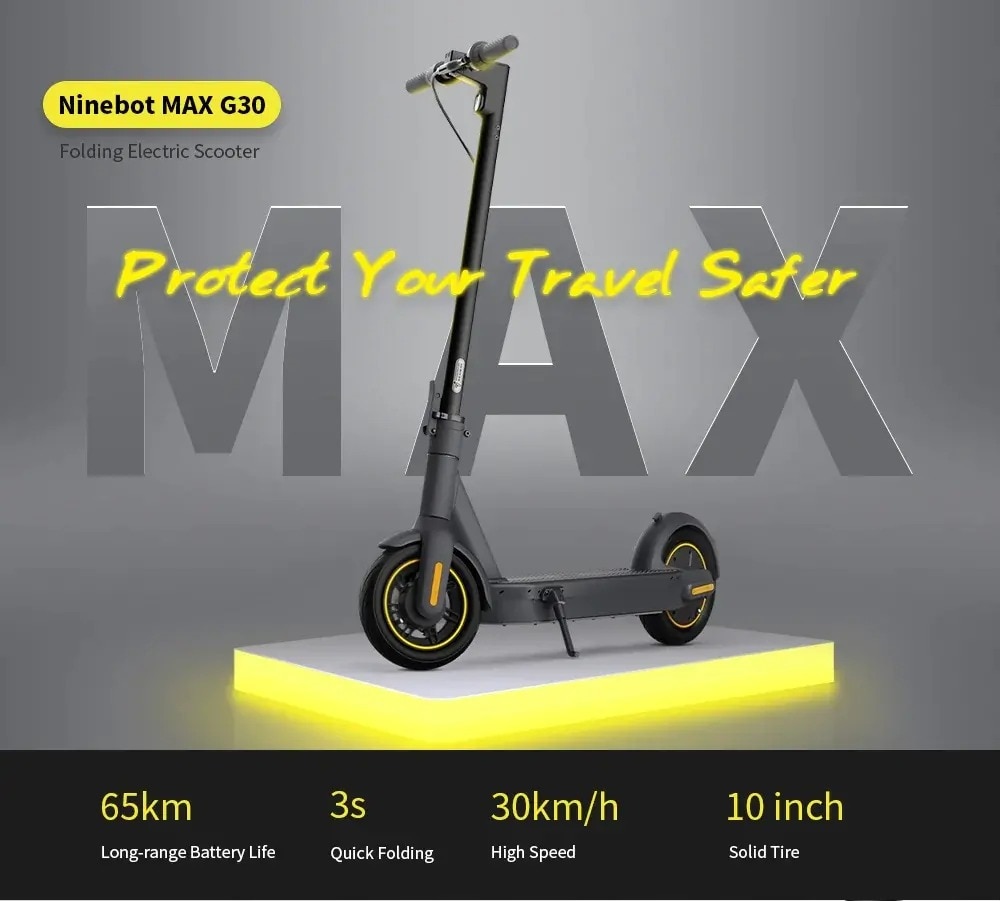 Béquille de stationnement étendue pour Scooter électrique Ninebot MAX G30 G30D, Support de pied, bricolage, remplacement de 18CM de longueur