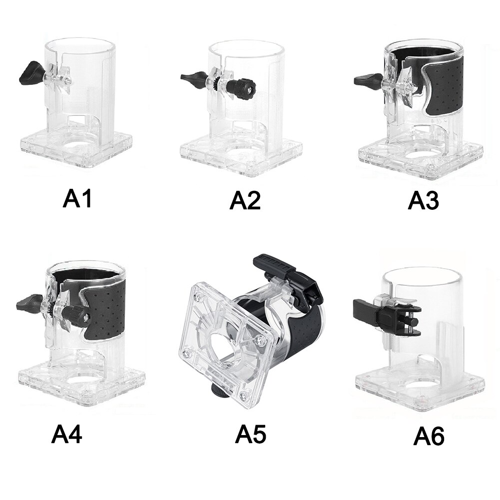 Trimmer Base Balance Board Woodworking Edge Cutter Transparent Cover Stand Electric Trimmer Machine Supplies