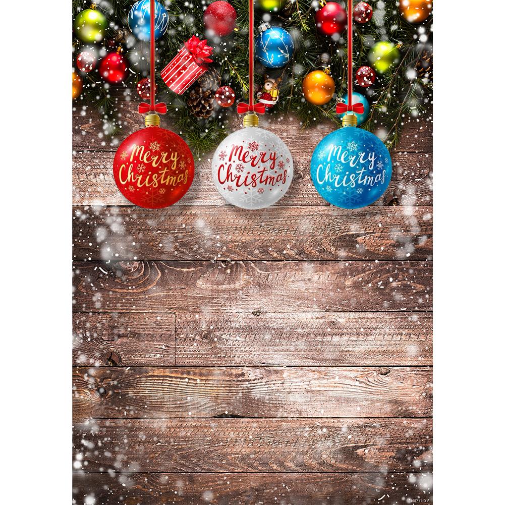 0.9X1.5m Christmas Background Cloth Pictorial Cloth Party Santa Claus Snow Photo Studio Fabric Decoration Accessories