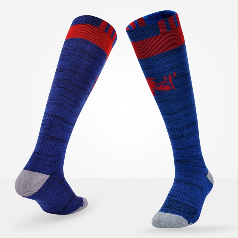 Fußball Socken Fußball Dicke Warme Socken Knie Hohe Ausbildung Lange Strumpf Sports Kid Erwachsene Socken: C 5 / Adult