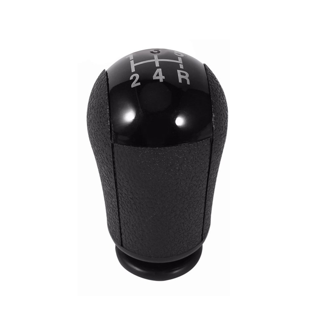 Pomo de palanca de cambios de plástico MT ABS de 5 velocidades para Ford Focus Mondeo MK3 S-MAX C-MAX Mustang Galaxy MK6 Transit: Black 5 speed