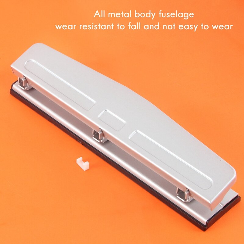 Punzón de 3 agujeros para oficina, suministros de encuadernación para estudiantes, papelería, equipo de encuadernación de hojas sueltas, buena herramienta