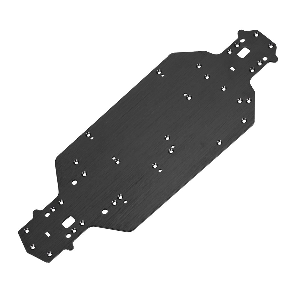 Aluminium Metalen Chassis 04001 Voor Hsp 1/10 Upgrade Onderdelen Voor Buggy Monster Bigfoot Truck 94111 94107 94170 94118: Black