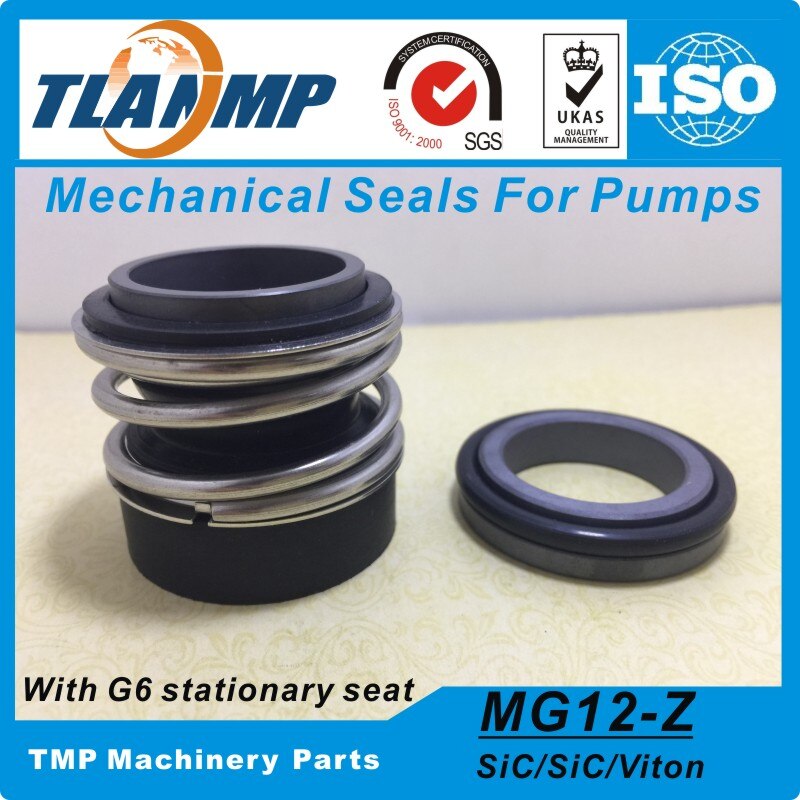 MG12/25-G6 (MG12/25-Z) , MG12/25-G9 TLANMP Burgmann Mechanical Seals for Water Pumps with G6 /G9 Stationary Seat