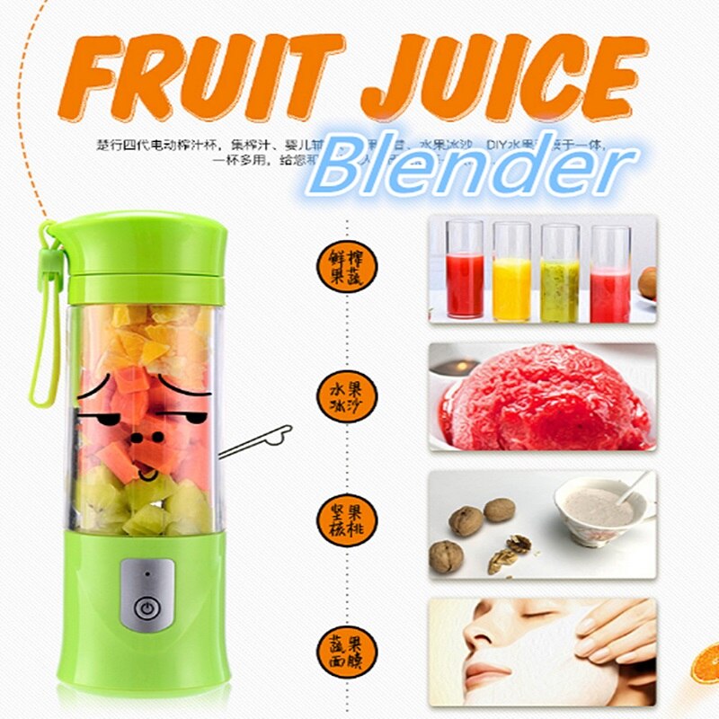Mini blender hand blender travel blender the rechargeable portable juicer