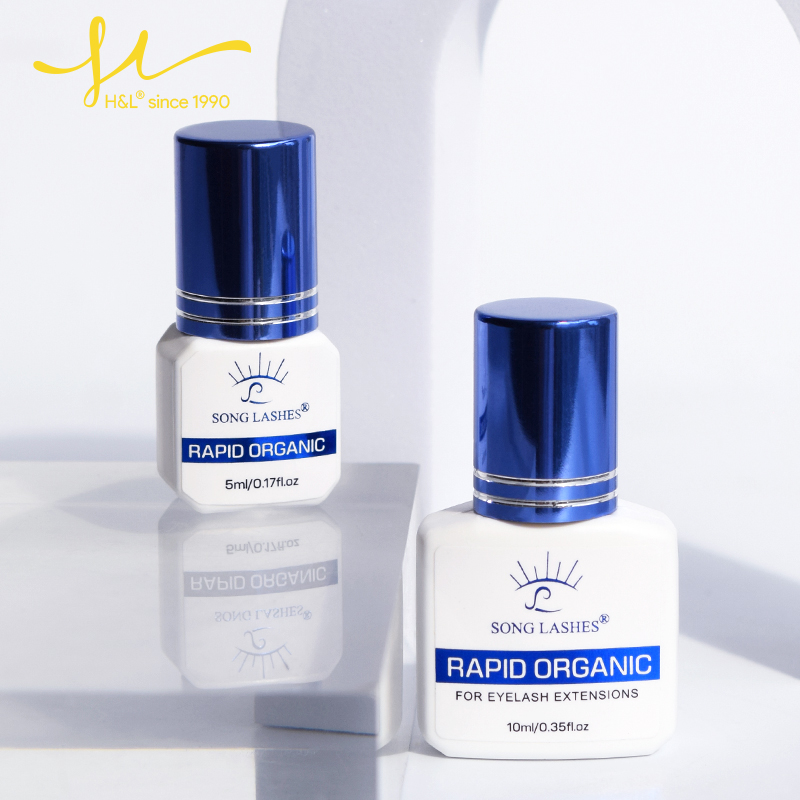 Colle adhésive forte de 10ml pour extensions de cils, 1-2 secondes, séchage rapide, professionnelle, noire