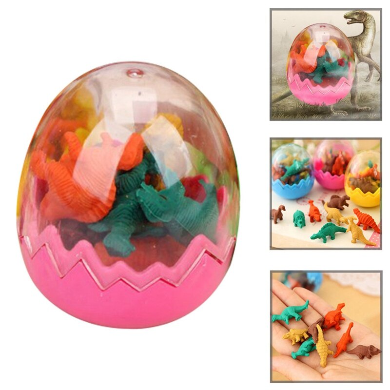1 piezas Color al azar novedad Mini Kawaii huevo lápiz goma borrador con borradores de huevos estudiantes estacionario