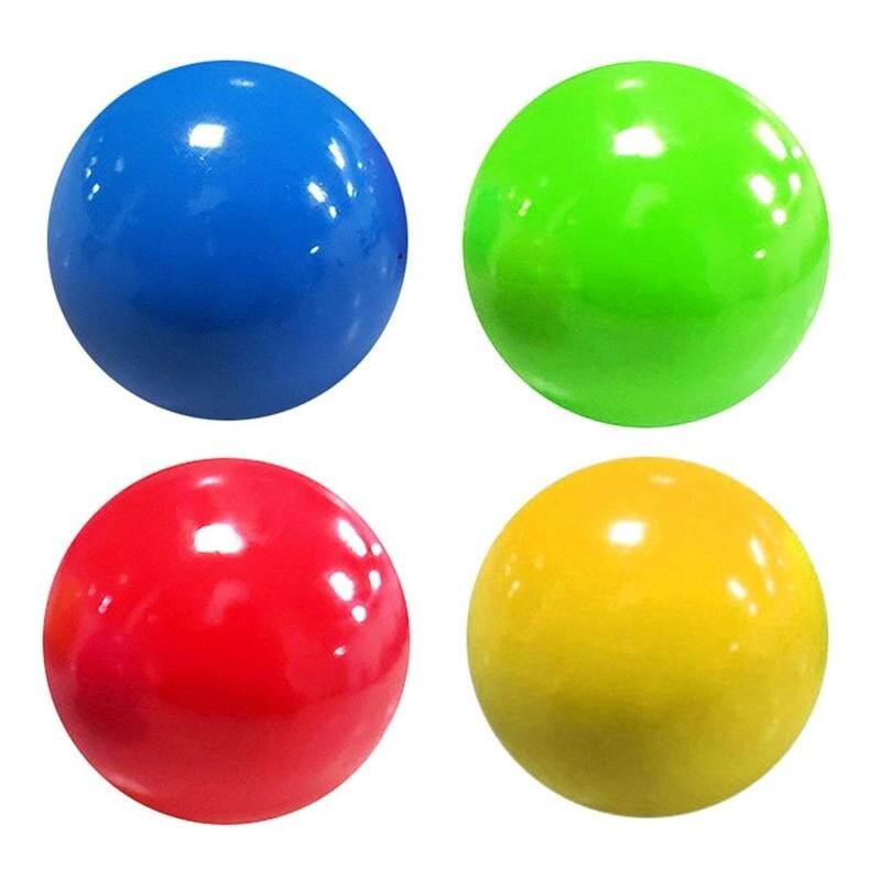 Sticky Ballen Gooien Op Plafond Decompressie Bal Kleverige Squash Bal Zuig Decompressie Speelgoed Kleverige Doel Bal Kinderen Speelgoed