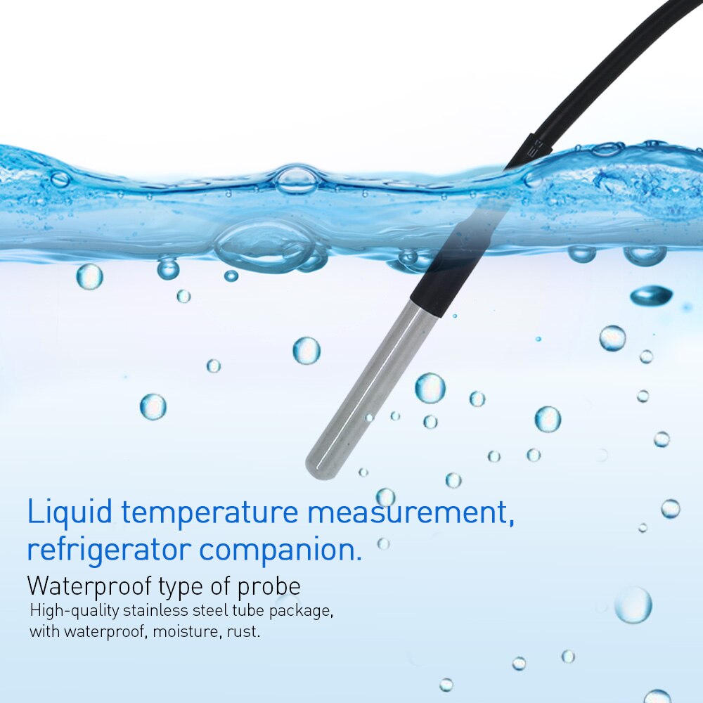 Sonoff sensor  ds18 b 20 vanntett temperatursensor  si7021 temperatur fuktighetssensor  al560 5m skjøtekabel