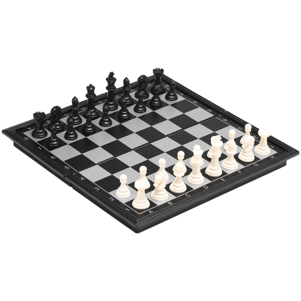 Jeu d'échecs magnétique pliant en plastique échiquier léger conseil jouets éducatifs jeu de salon en plein air Portable Parent-enfant jouet