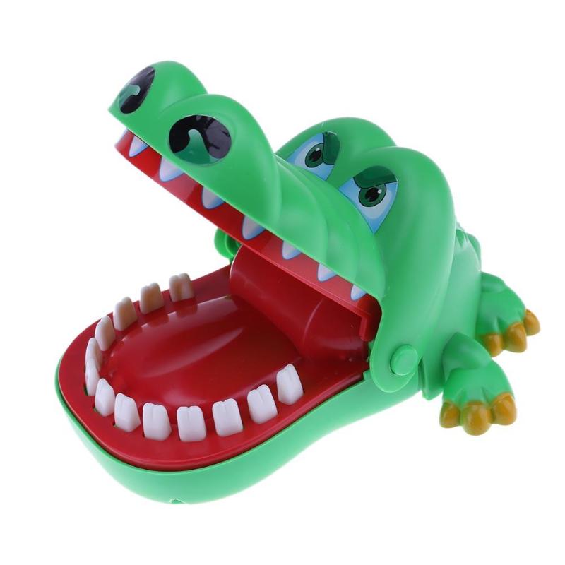 Cocodrilo boca dentista morder dedo juguete grande cocodrilo tirar dientes Bar juegos juguetes niños broma divertida juguete para niños