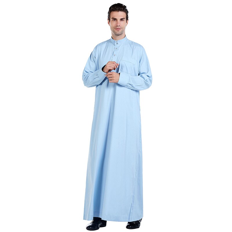 Abaya Moslim Jurk Pakistan Islamitische Kleding Heren Arabische Gewaad Saudi Arabië Jubba Thobe Kleding Mannen Kaftan Oman Qamis Homme