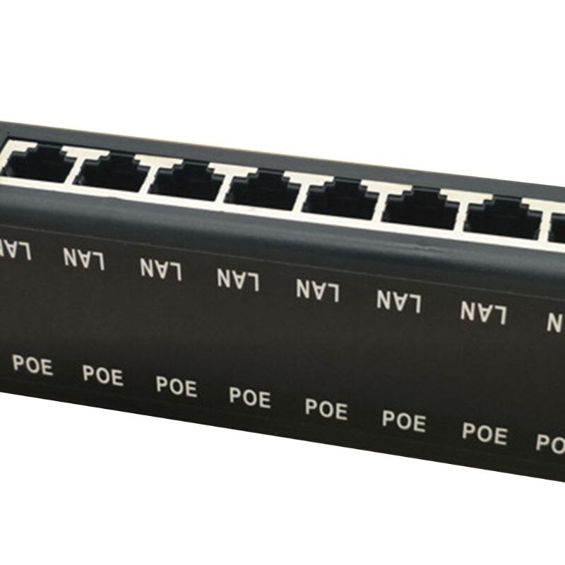 8 Ports POE Injector POE Splitter for CCTV Network POE Camera Power Over Ethernet IEEE802.3af