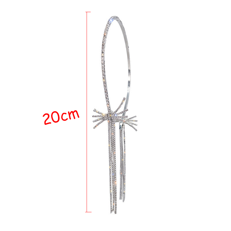 Tofs strass hårband kvinnor hår band band pannband bezel flickor håraccessoarer huvudbonad bankett