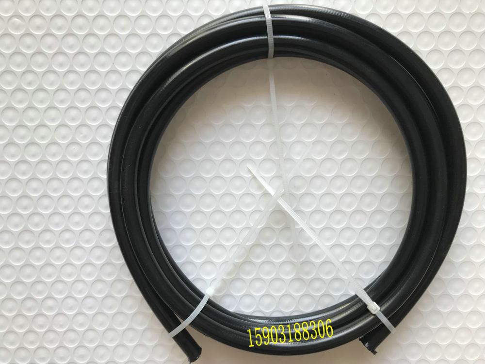 PU covered AN-4 PTFE hose braided stainless steel fuel line oil fuel hose 1M