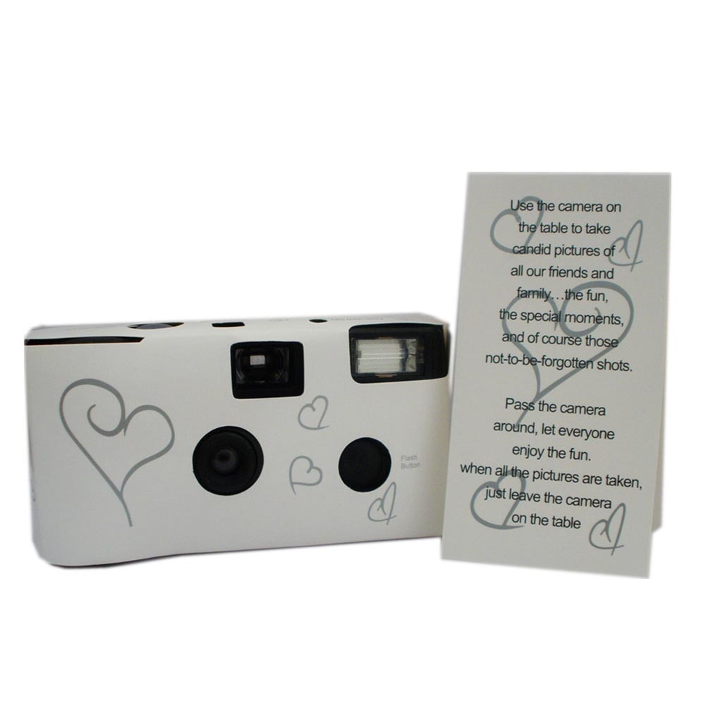 Disposable Wedding Bridal Camera Wedding Decoration Camera Single Use 36 Flims Included C66