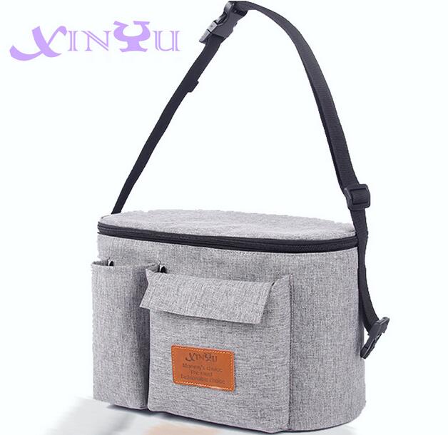 Updated Mother Expanded Bag Strollers Organizer Baby Basket Pushchair Diaper Nappies Bottle BAG