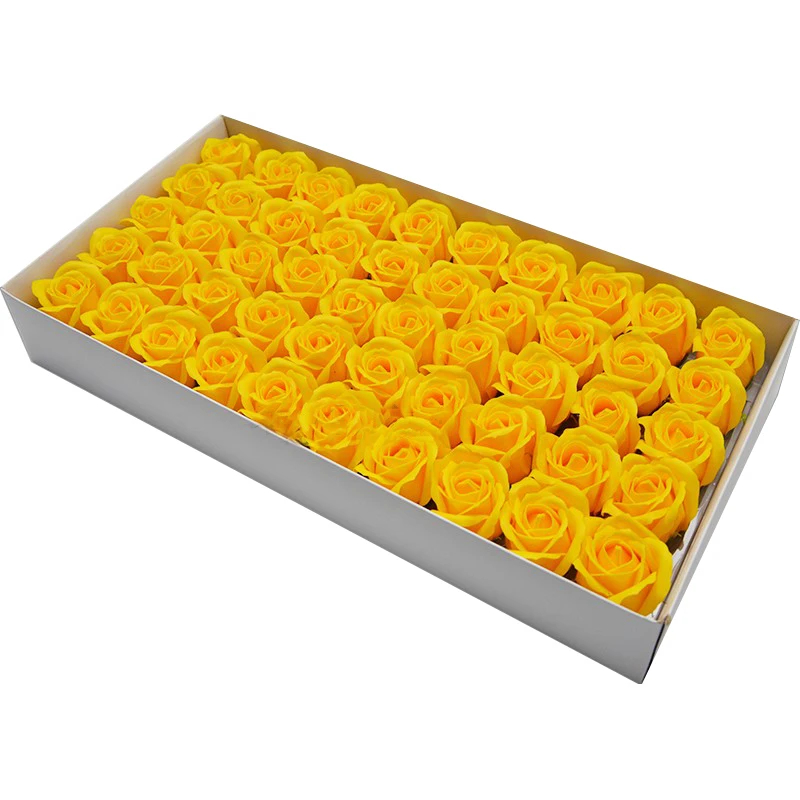 50 stks/partij Kunstbloem Rozen Hoofden Dia4.5cm Schoonheid Bruiloft Valentijnsdag Cadeau Rozen Boeket Thuis Party Decoratie Bloemen: green