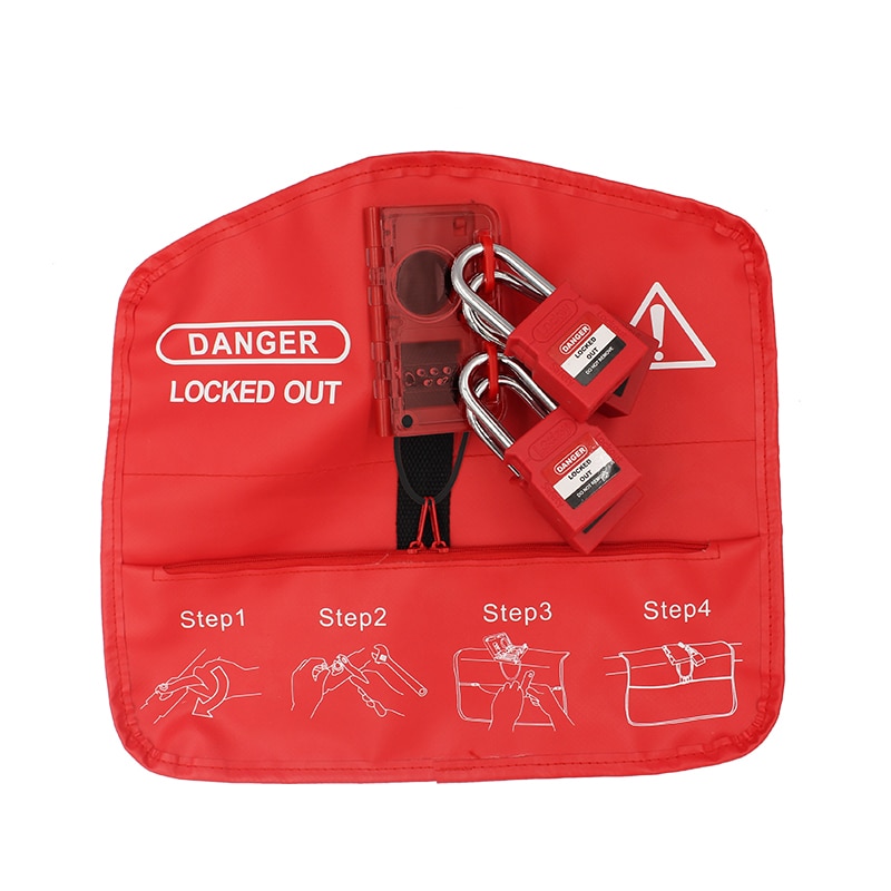 Adjustable Safety Ball Valve Lockout Locks Out from 3/8in (10mm) to 4in (102mm)