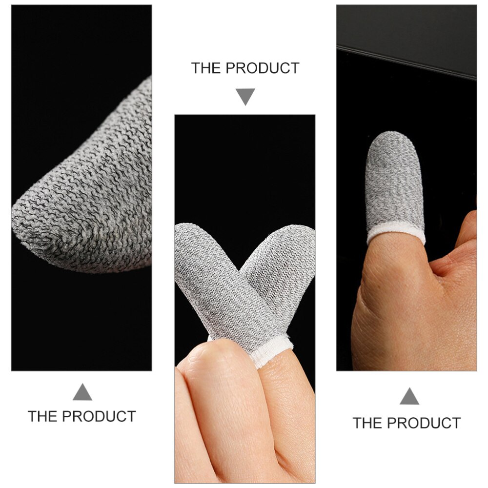 10 Pcs Flexibele Vinger Mouwen Comfortabele Dunne Vinger Covers Spel Levert