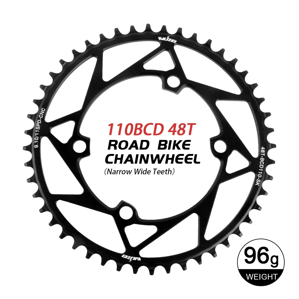 110 plato de bicicleta de carretera bcd para Shimano 105 platos r7000 r8000 r7100 r8100 r9200 4700 5800 6800 dura ace 110bcd rueda de cadena: Verde