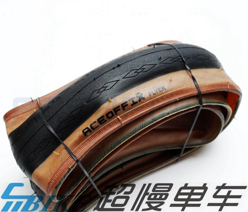 Aceoffix 16 tums däck tvåfärgad däck för brompton hopfällbar cykel brompton däck