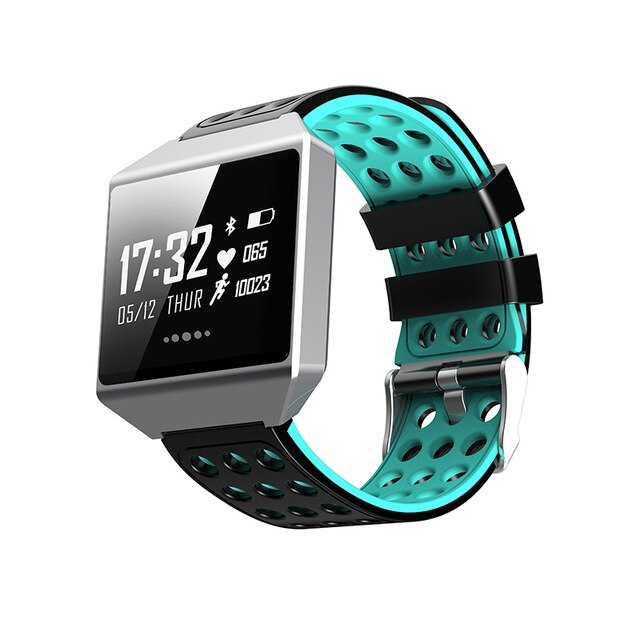 Smart Horloge CK12 Horloge Bloeddruk Grafeen Ecg Hartslagmeter Smart Armband Fitness Tracker Smartband Voor Iphone Xiaomi: Blauw