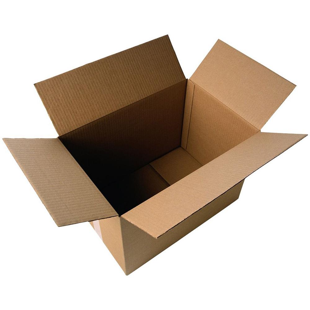Boîte en carton américain monocanal pour emballage | 22x15x10 cm | Marron | 20 pièces-envois postaux, gestion, déménageurs
