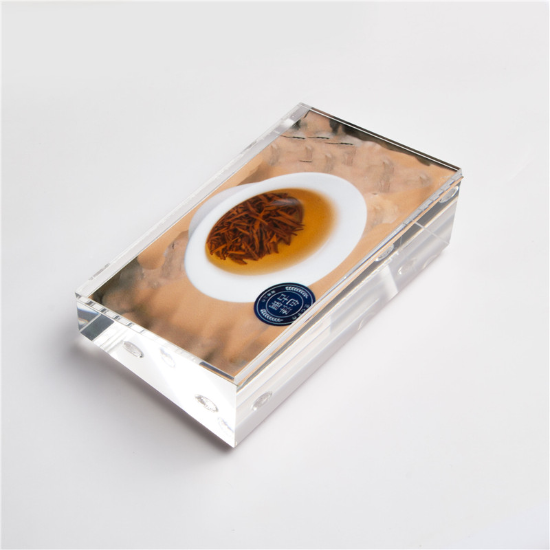 6 X Price Tag Name Card Display Acrylic Magnetic Picture Photo Frame declining Desk Sign Frame AD Block Label Display Stand