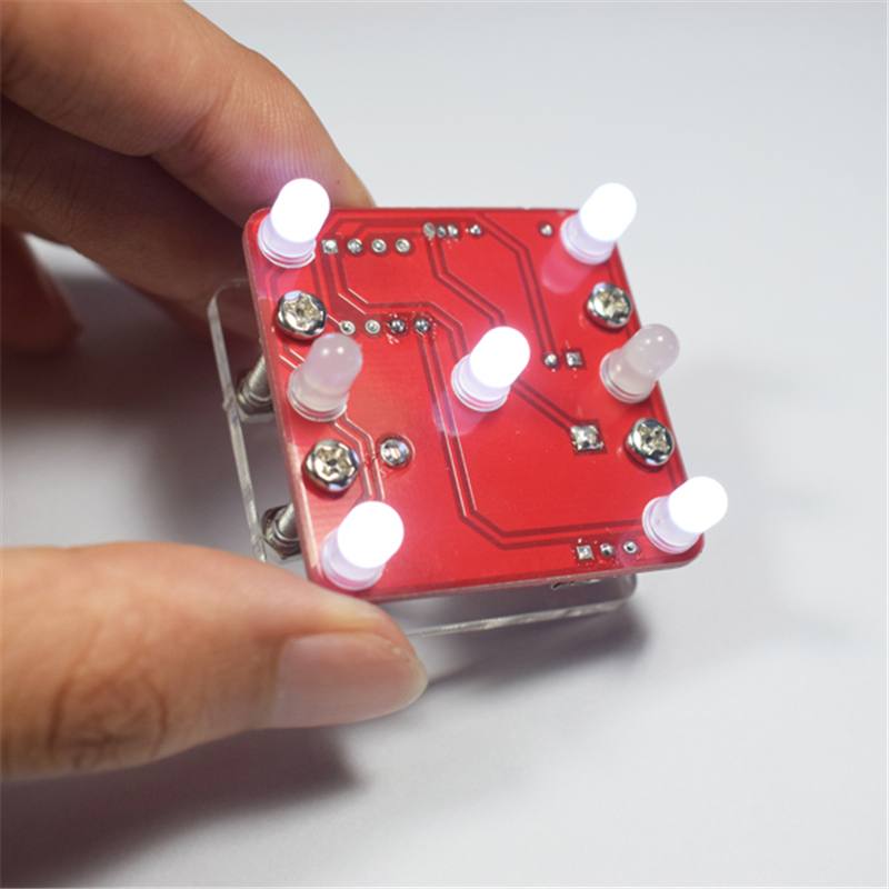 Dicing Led DIY Shaking LED Dice Kit With Small Vibration Moto... – Vicedeal